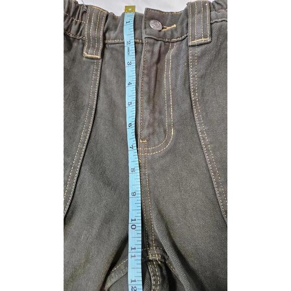 PacSun Women's Olive Green Straight Leg Cargo Pants Size Small - Picture 7 of 8